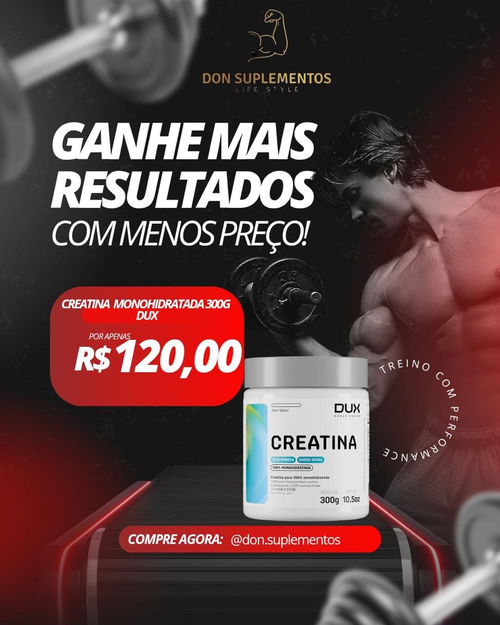 DUX Creatina Monohidratada 300g